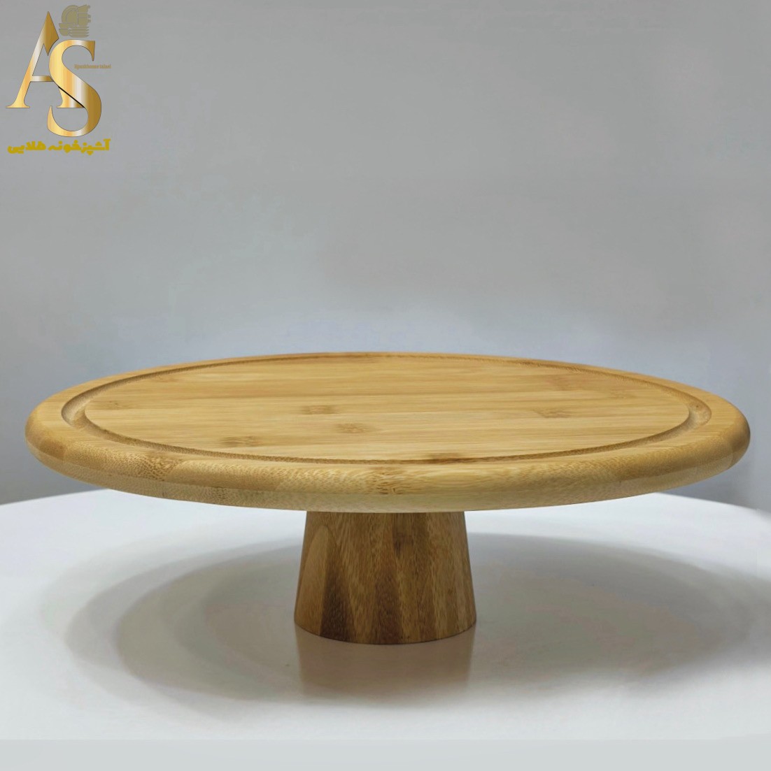 استند کیک و شیرینی گرد بامبو